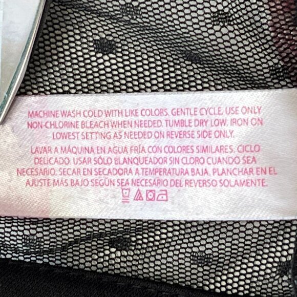 No Boundaries Top 2XL (19) Sheer Mesh Dark Floral Fairy Grunge Bell Sleeve - Picture 6 of 9